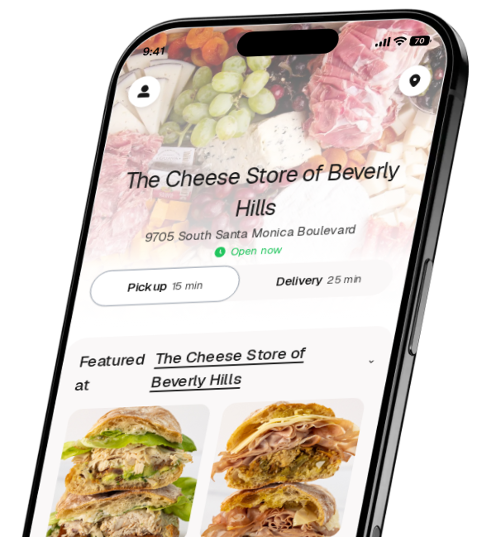 The Cheese Store of Beverly Hills app preview