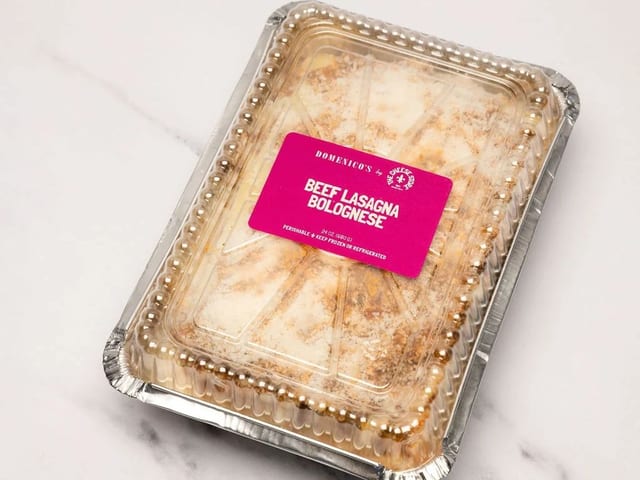 Beef Bolognese Lasagna.
